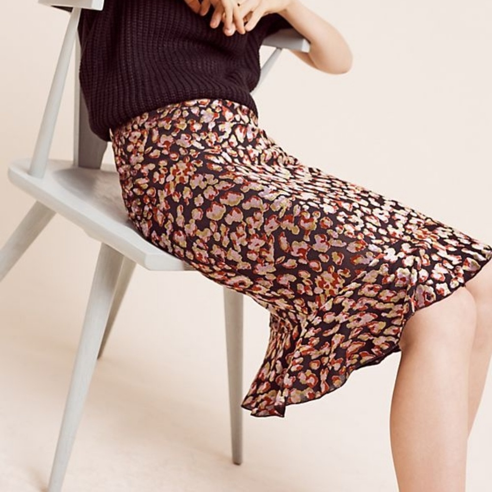 🔮NWT Anthro Eva Franco Shimmered Sandrine Skirt